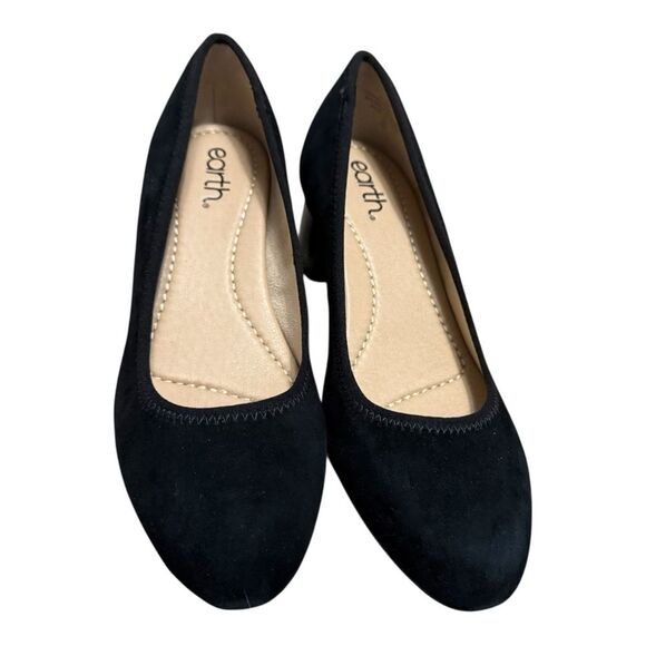 Earth Women's Rellia Black Suede Slip-on Flats Size 8 - Picture 8 of 11